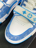 Louis Vuitton Trainer blue jeans