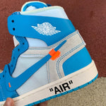 Jordan 1 Off White Bleu