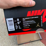 Jordan 1 Off White Bleu