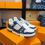 Louis Vuitton Trainer Blanche et jeans