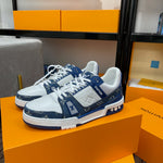 Louis Vuitton Trainer Blanche et jeans