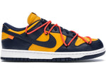 Nike Dunk Off-White University Gold Midnight Navy