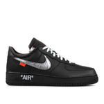 Nike Air force 1 Off White Metallic Silver-black